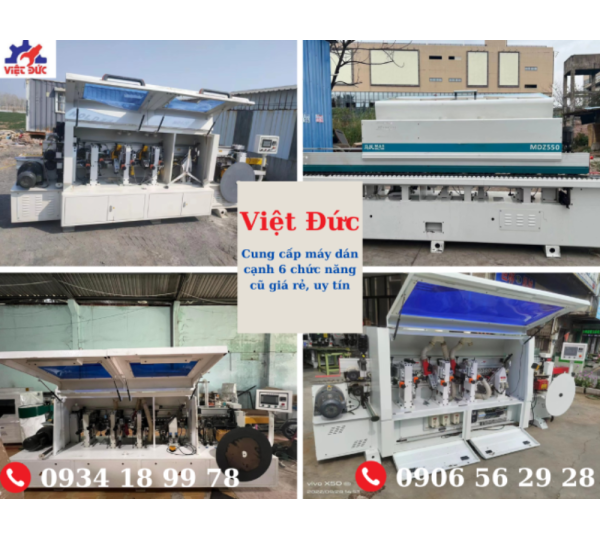 Máy dán cạnh 6 chức năng cũ giá rẻ chất lượng như mới